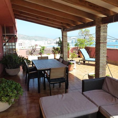Apartamento Espectacular Terraza Y Vistas En 1A Linea De Playa Cullera Exterior foto