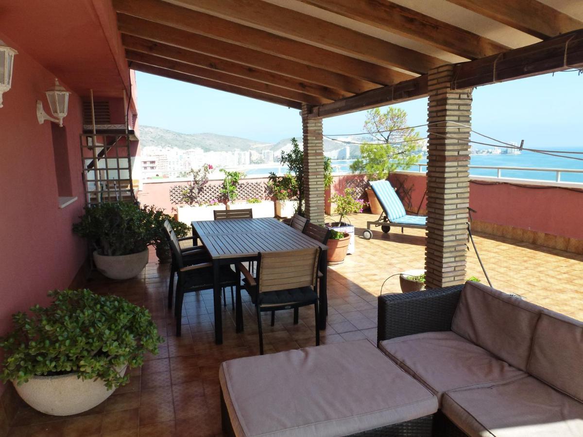 Apartamento Espectacular Terraza Y Vistas En 1A Linea De Playa Cullera Exterior foto