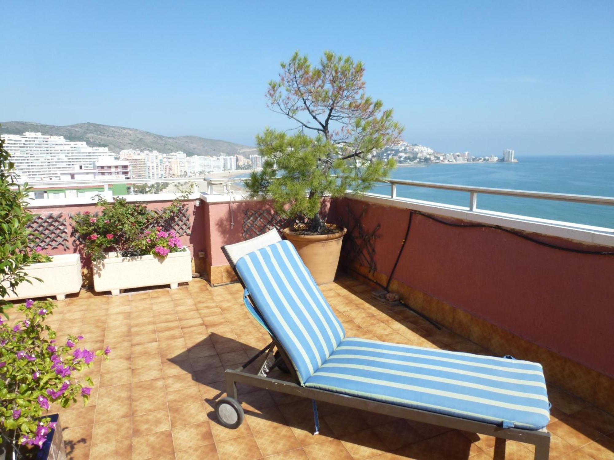 Apartamento Espectacular Terraza Y Vistas En 1A Linea De Playa Cullera Exterior foto
